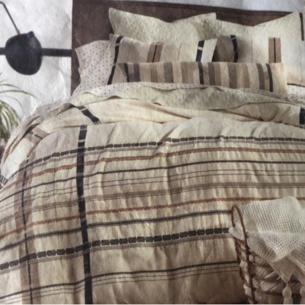 Lucky Brand Queen Boho Heavy Woven Duvet Cover